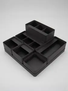 Gridfinity Starter Kit | 3x3 Modular Desk Organizer | 3D Printed Storage for Gamers & Makers