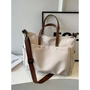 New Large Capacity Shoulder Bag for Women, Versatile Tote and Crossbody Laptop Bag, Stylish Gym and Travel Shopping Bag, Handbag Shoulder Bag