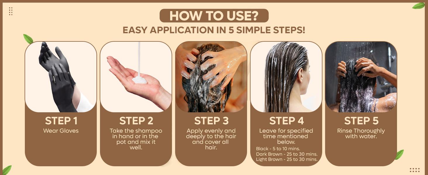 Black Hair Dye Shampoo 5-in-1, Instant Hair Color Shampoo for Gray Hair Coverage, Herbal Formula with Ginseng Extract & Plant Ingredients, Natural Sulfate-Free Hair Coloring for Women & Men, Champu Para Canas 200/500ML Black Hair Dye Shampoo 5-in-1, Instant Hair Color Shampoo for Gray Hair Coverage, Herbal Formula with Ginseng Extract & Plant Ingredients, Natural Sulfate-Free Hair Coloring for Women & Men, Champu Para Canas 200/500ML