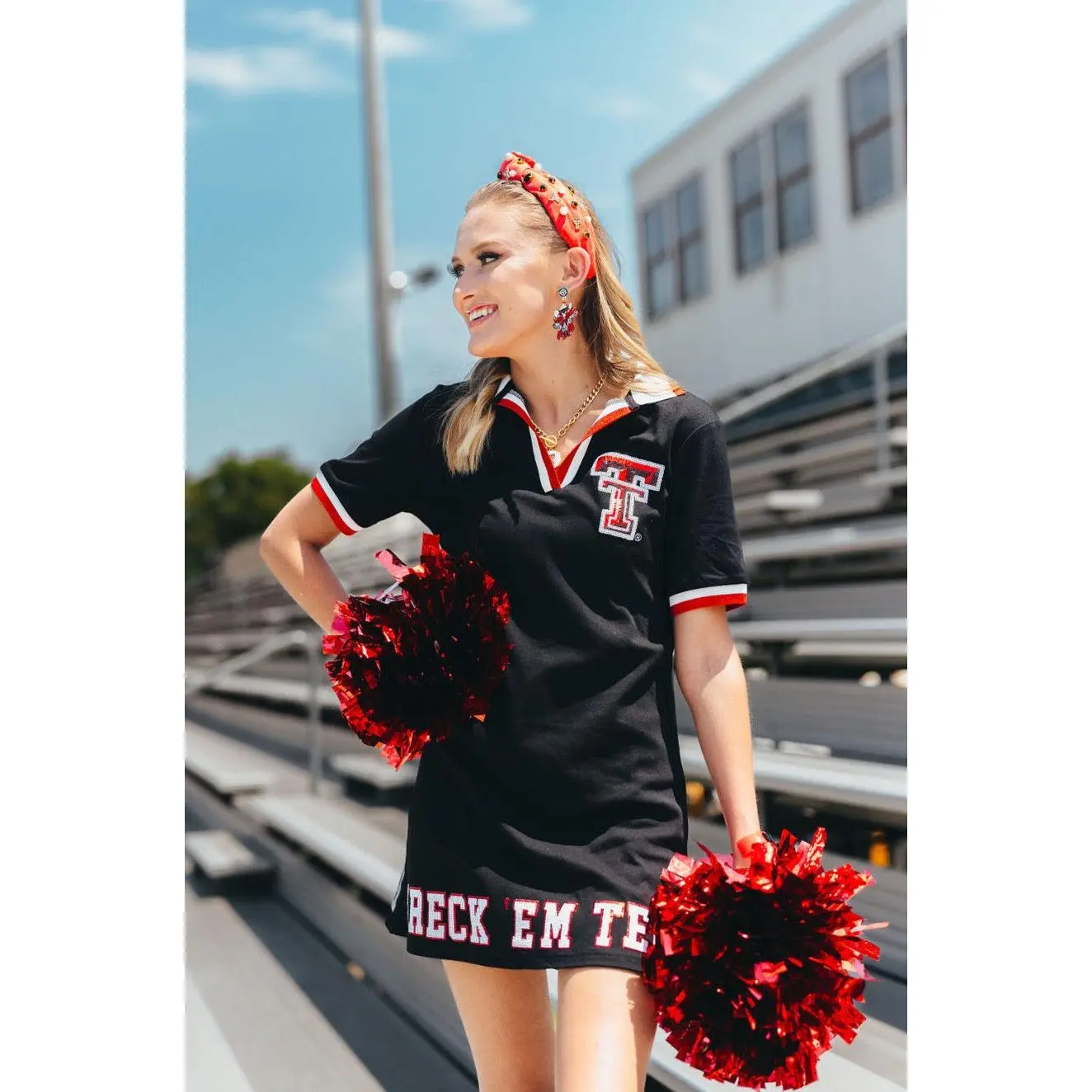 Texas Tech BC Club Dress with Red Raider