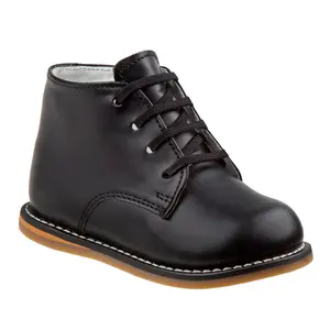Josmo Logan Baby Walking Shoes Medium Width – Boys Girls Unisex Walking Shoes First Step Walker - Leather  Non-Slip Bottom High top