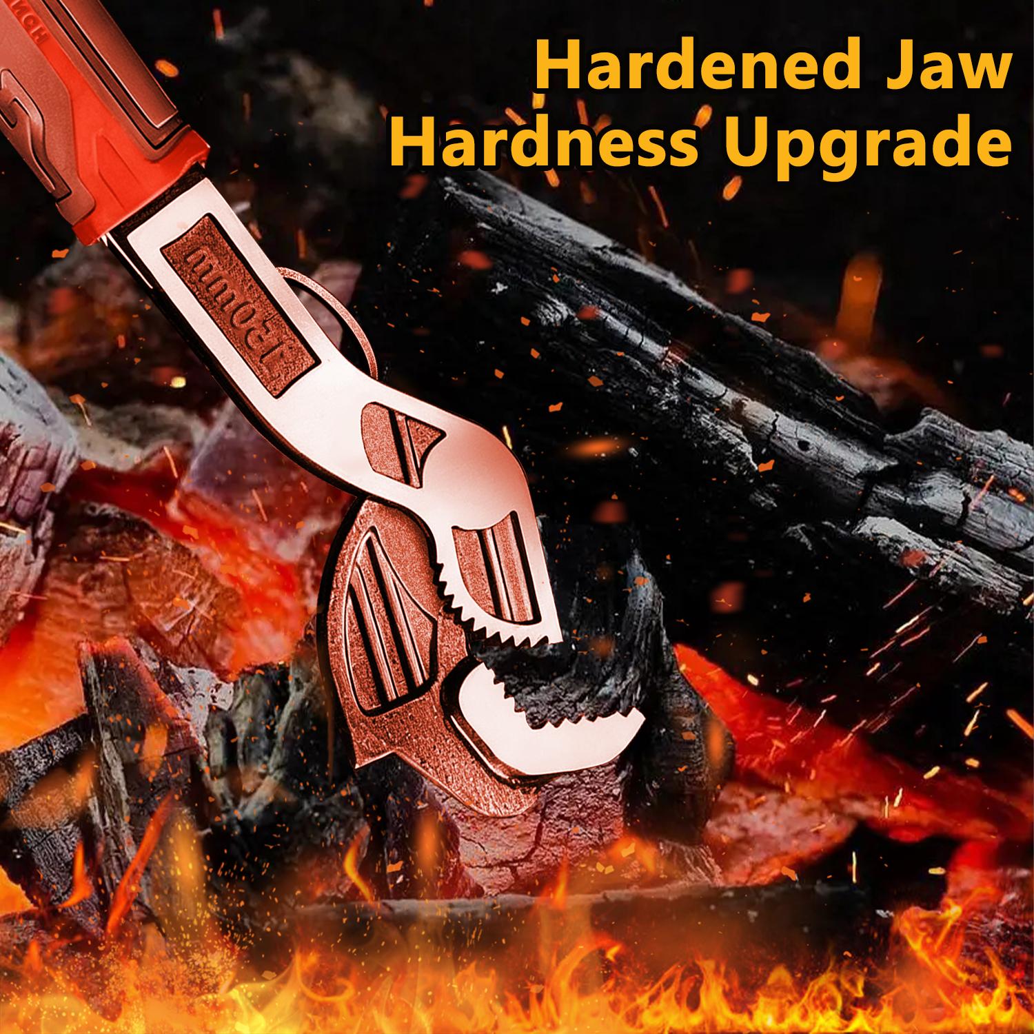 VAYWET Multifunctional Self-locking Wrench, 6, 8Inch Multi-model Pipe Flexible Wrench, Quick Opening For Water Heating Pipes, Pipe Wrench Set Self Adjusting Pipe Wrench Plumbers Wrench Auto Size Rapid Wrench for Car,Bicycle