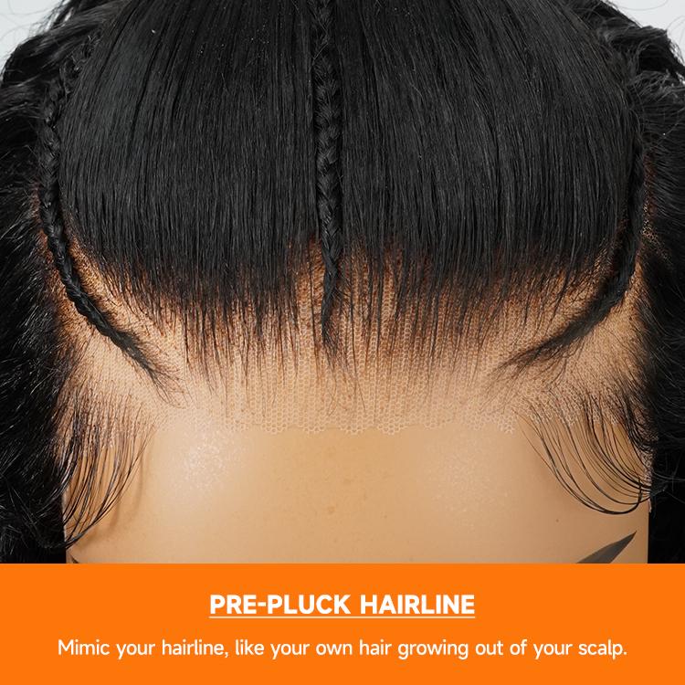 [Spring Musts] Wiggins Hair Stylist Wig Pre Braided Pre Cut Ready to Go Glueless Wigs Water Wave 13x4 Lace Front Wigs Human Hair Pre Bleached WeeklyDeals #SpringStatements