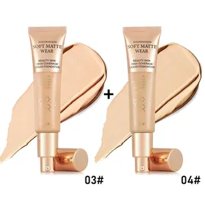 PHOFAY Hydrating Liquid Foundation Long-Lasting Makeup Lightweight Medium Coverage Semi-Matte Moisturizing Concealer, Valentine's Day gift