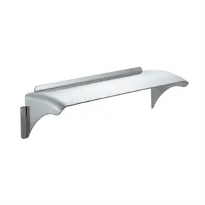 United Pacific – Stainless Steel Curved Visor for Rectangular Headlight – 10470
