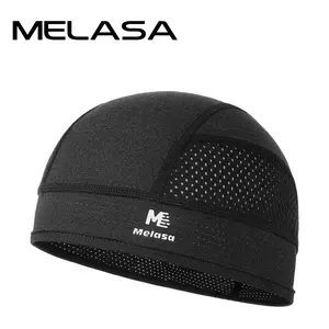MELASA Cooling Skull Caps Helmet Liner, Lightweight Mesh Under Helmet Cycling Motorcycle Hard Hat Sweat Liner for Men Women