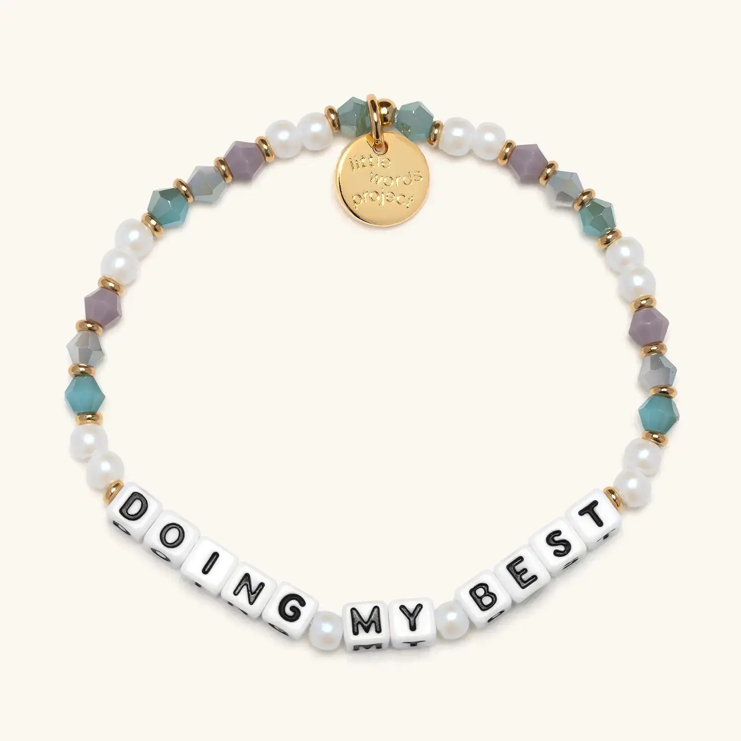 Women's Bohemian Beaded Bracelet - "Doing My Best" Inspirational Fashionable Jewelry Accessories, Costume Jewelry Gift for Women, Boho Bangle, Gifts For Women