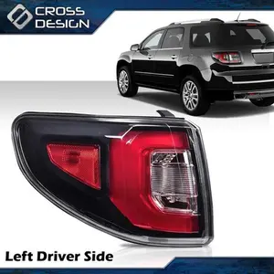 CROSSDESIGN Left Side Tail Light Lamp Fit For GMC Acadia 2013 14-2016 Brake Stop Light Rear