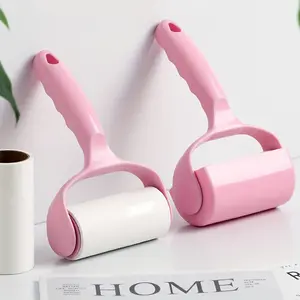 1 Handle + 6 Refill Rolls Portable Lint Roller (360 Sheets), Super Sticky Disposable Pet Hair Remover with Diagonal Tear Design, Strong Adhesive Dust Fluff Remover for Clothes Furniture Sofa Car Seat, Home Travel Laundry Essential for Pet Owners