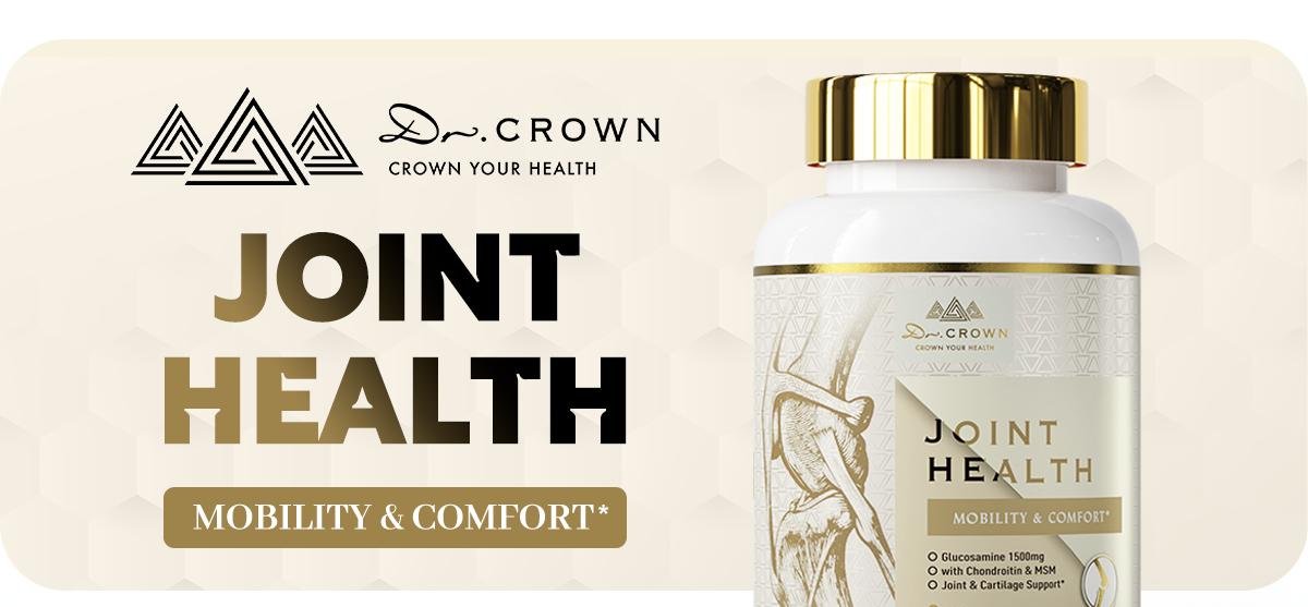 Dr. CROWN Turmeric Curcumin Supplement for Joint Support with 95% Curcuminoids, Black Pepper & MCT Oil - 120 Capsules