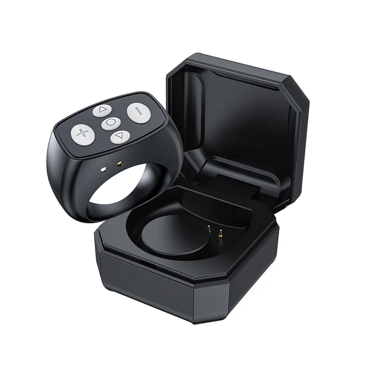 Fingertip Wireless Bluetooth Remote | Bluetooth ScrollerRing - Short Video, Music & Camera Shutter Controller! Phone Selfie Self-Timer Accessory! Easily Control Everything! Must-Have for Content Creators & Selfie Lovers