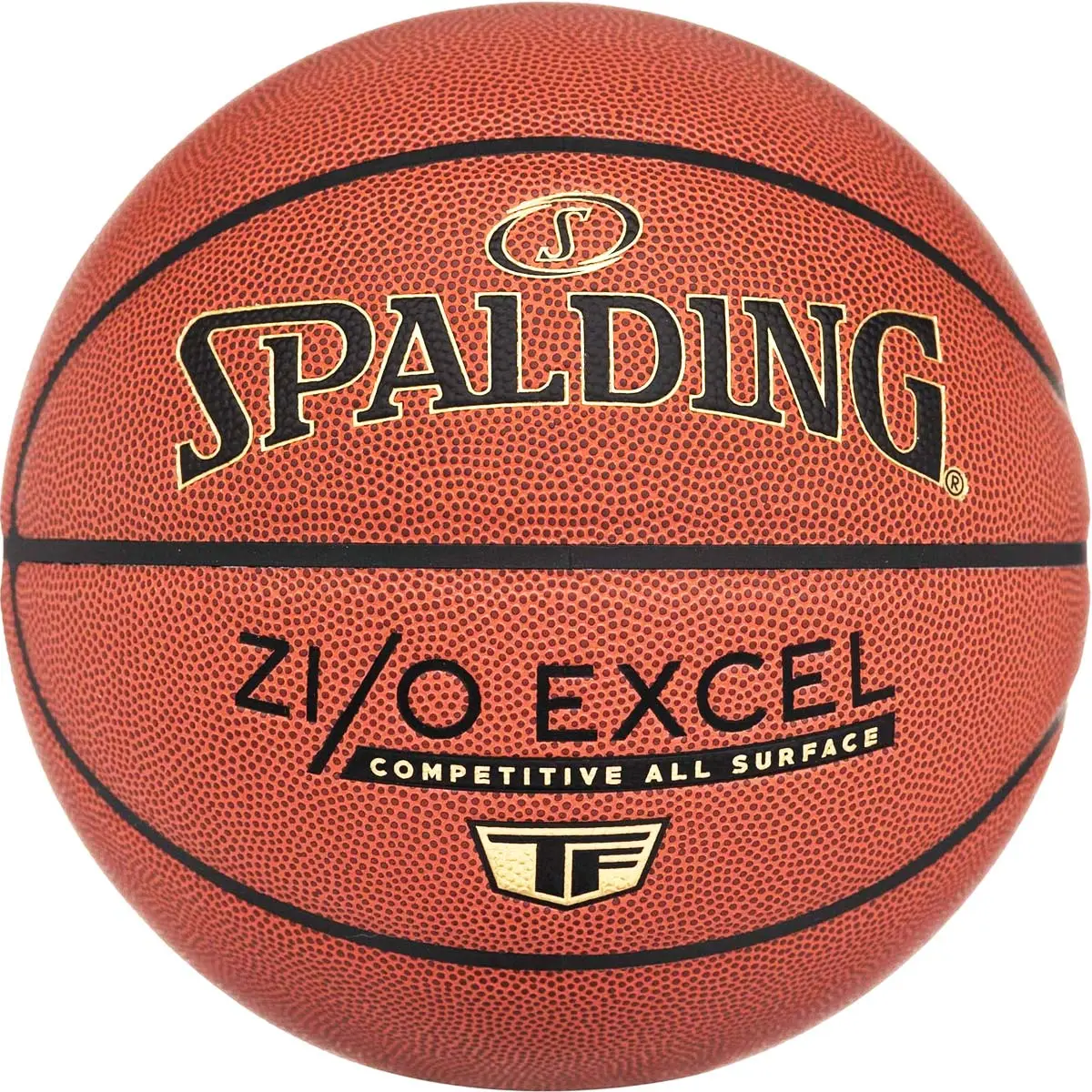 Spalding 28.5" (Size 6) ZI/O Excel TF Round Ball Basketball for Women/Youth, Sports & Outdoor Ball Sports Equipment, Round Ball Basketballs