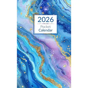 2026 pocket calendar: 12-Month Monthly Organizer from January 2026 to December 2026 Paperback – November 3, 2025
