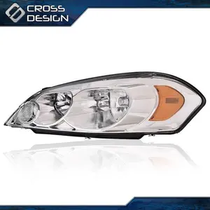 CROSSDESIGN Headlight Fit For 2006-2013 Chevrolet Impala 2006-2007 Monte Carlo Driver Side