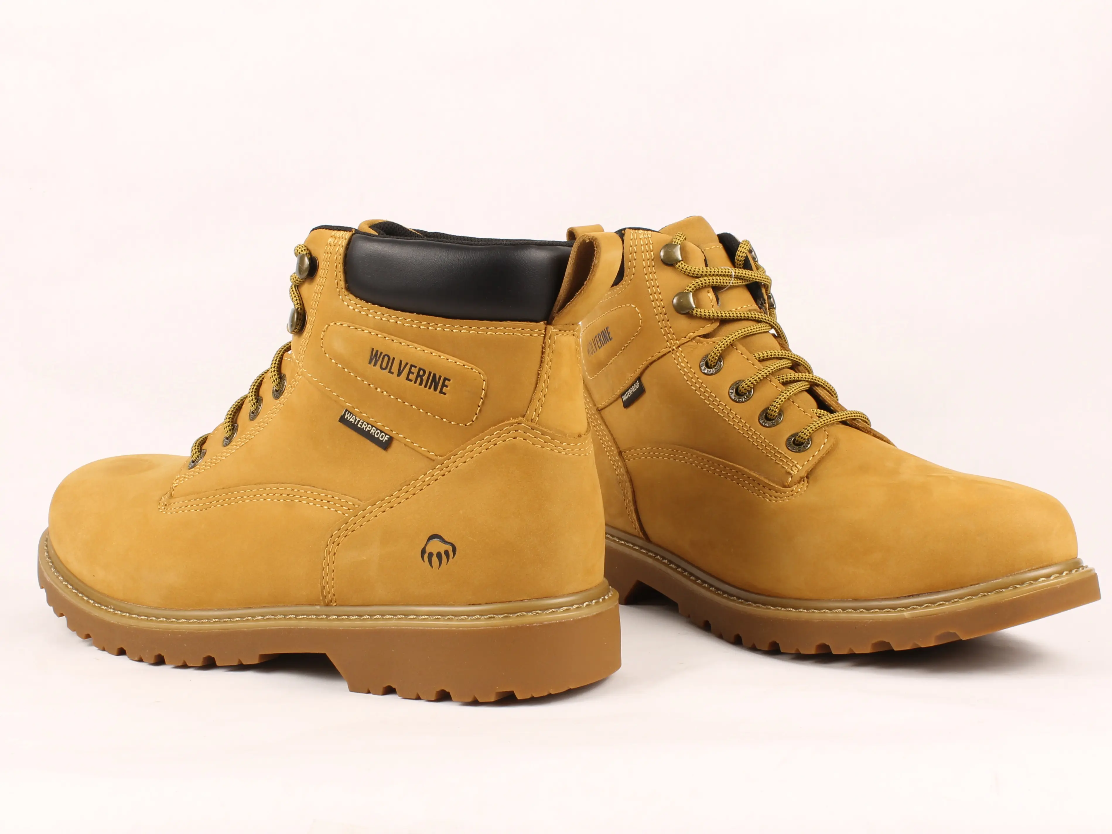 Wolverine Men's 6" Waterproof Leather Work Shoe - Construction Worker Style Work & Safety Footwear, Walking Shoes, Weight, Closed, Flexible, 6" Boot, Lightweight, Reduce Fatigue, Support On The Job