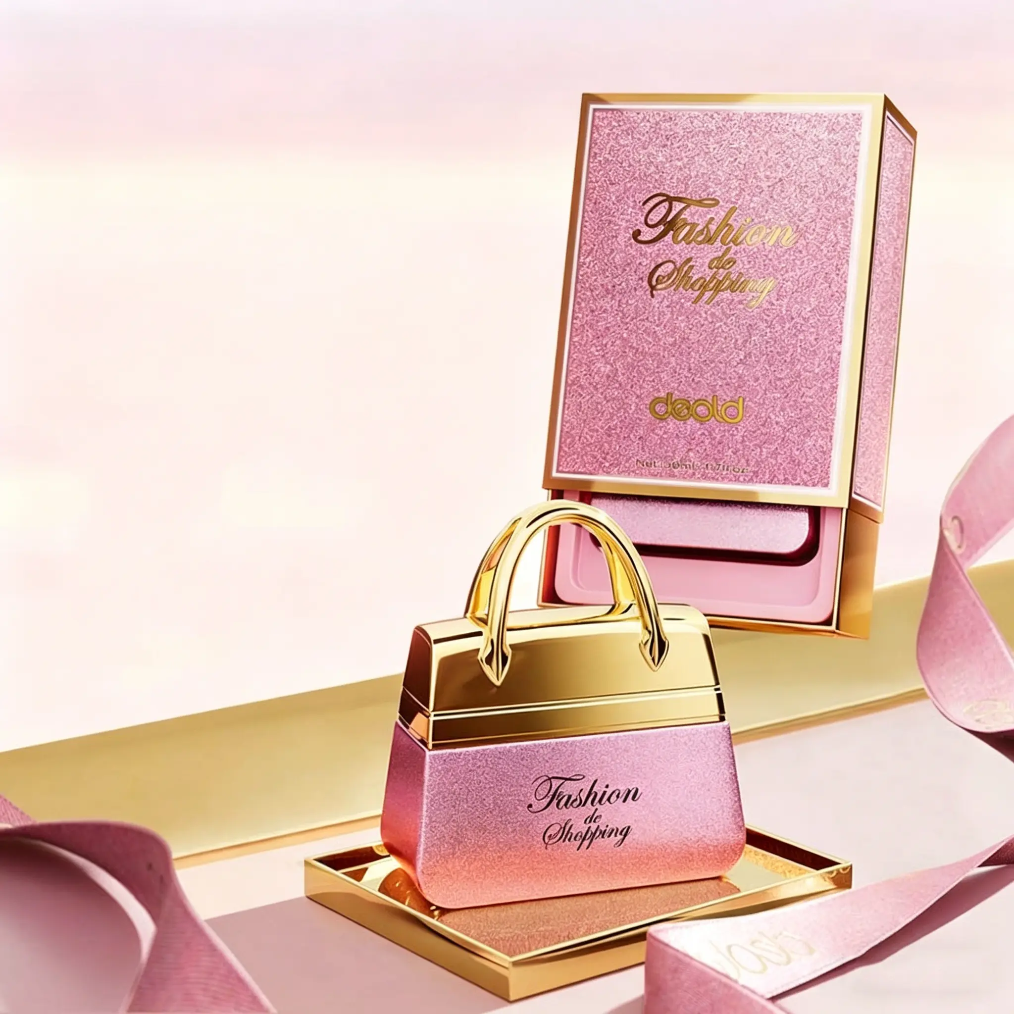 Bag-Shaped Women's Perfume Beauty Set, Woody Floral Rose Fragrance for Women, Fragrance for Daily Use, Bridesmaid Gift Box, Floral Scented Gift for Girls, Elegant Scent, Beauty Products, EDP Perfume Fragrance