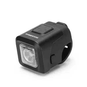 ROCKBROS SKL01 Electric Bike Horn Front Light 2-in-1 450lm 2300mAh Aluminum Alloy IPX6 Waterproof USB Charging 180-450 Lumens