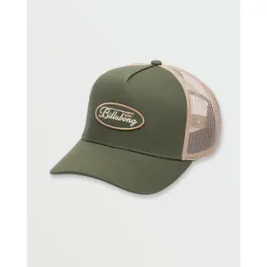 BILLABONG Bad Dog Trucker Hat Adjustable Snapback Cap, Logo Embroidery, Everyday Casual