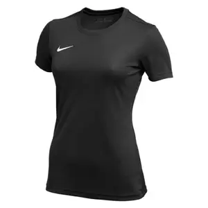 Nike Women's Dri-FIT T-Shirt – Short Sleeve Moisture-Wicking Athletic Tee with Mesh Back Panel | Breathable Recycled Polyester Training Shirt for Gym Workout Running Soccer | Sustainable Performance