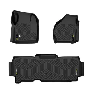 TPE Floor Mats All Weather Fits 1999-2007 Ford F-250 F-350 Super Duty SuperCab