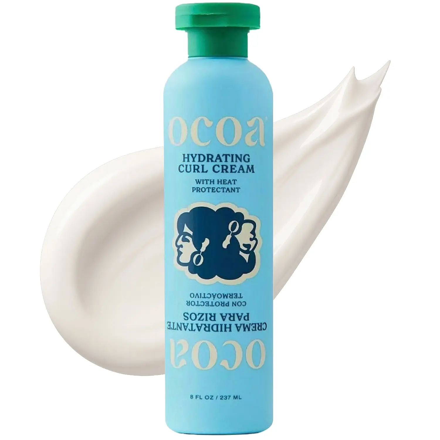 OCOA Hydrating Curl Cream  Nourishing Frizz Control Curl Cream for Wavy and Curly Hair Sunflower Ginseng Rosemary Made with natural Fragrance Haircare