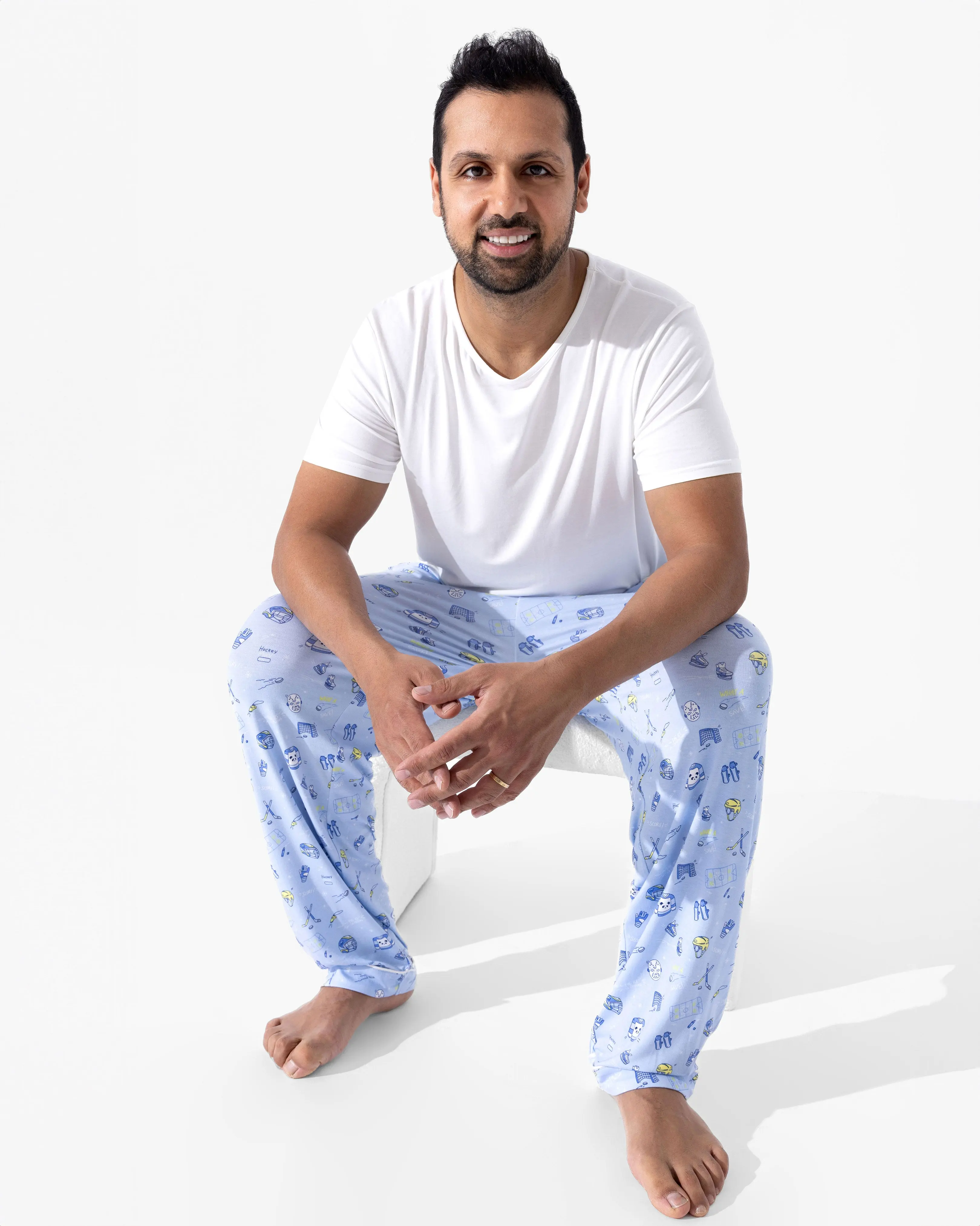 Hockey Bamboo Men's Pajama Set
