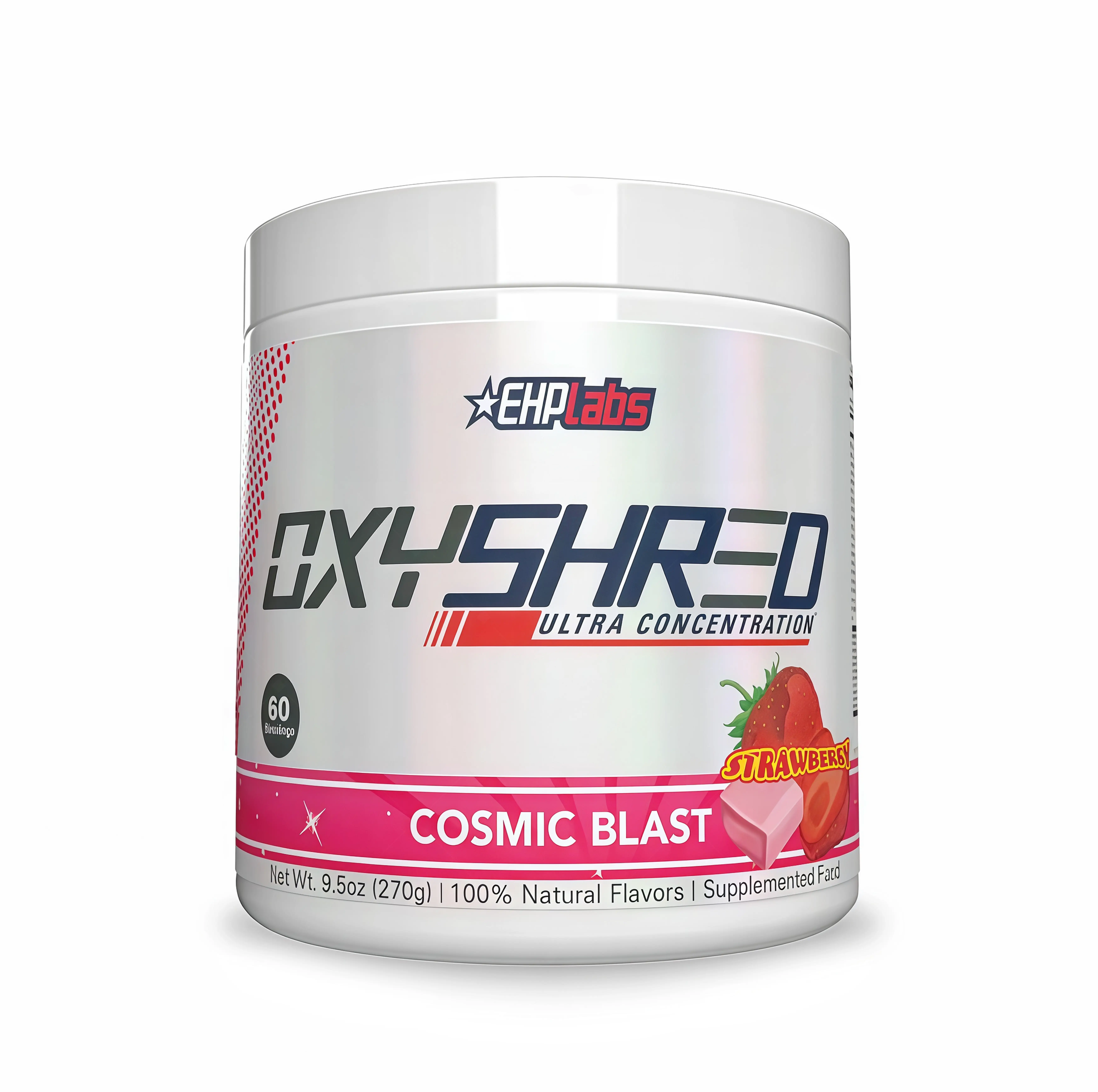 EHPlabs OxyShred Ultra UT Concentration Pre Workout Powder 60 Serves 150mg Caffeine Sugar Free Vegan Friendly GlutenFree Men Women Health Fitness Supplements Cosmic Blast Flavor