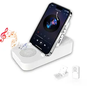 ATEYA Portable Induction speaker | Optional Bluetooth connectivity | Portable Mobile phone holder | Supports connecting two devices simultaneously | Four-in-one speaker.