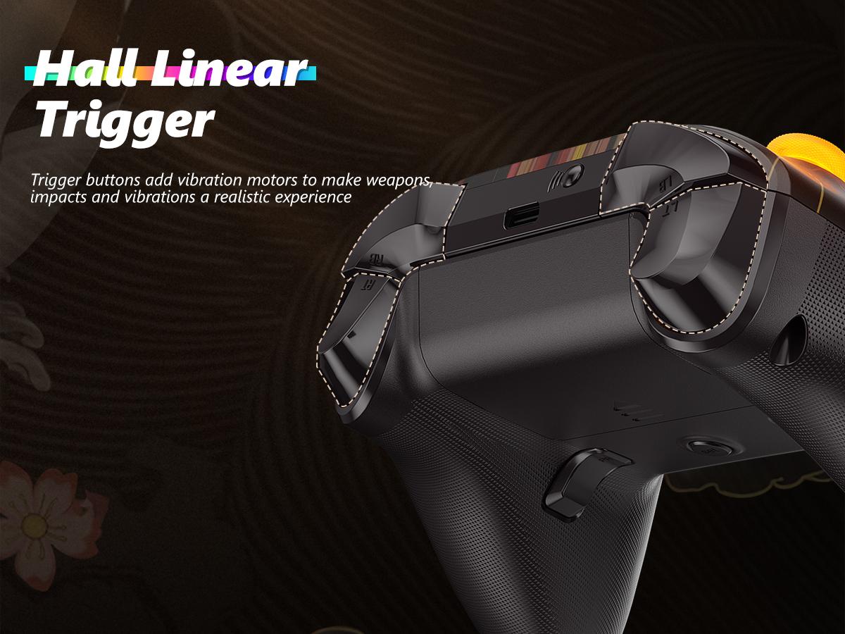 Tiger & Crane Multi-Platform WiFi Wireless Controller for Xbox One/Series X|S, Windows 10/11,Hall Effect Triggers, Turbo & Macro Programmable Gamepad with RGB Battery Indicator, 3-Way Connectivity Tiger & Crane Multi-Platform WiFi Wireless Controller for Xbox One/Series X|S, Windows 10/11,Hall Effect Triggers, Turbo & Macro Programmable Gamepad with RGB Battery Indicator, 3-Way Connectivity