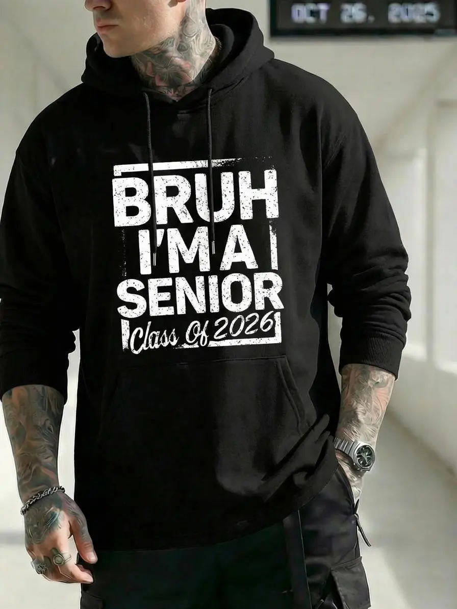 Senior Year 2026 Bold Vintage Hoodie with Graduation Class Humor