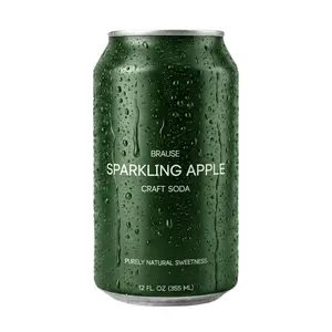 Brause Sparkling Apple German Craft Beverage, Award-Winning Premium Non-Alcoholic Champagne/Cider, Sharp Bubbles + Crisp Apples, Purely Natural Sweetness, Clean & Honest Ingredients, 12-Pack of 12oz Cans
