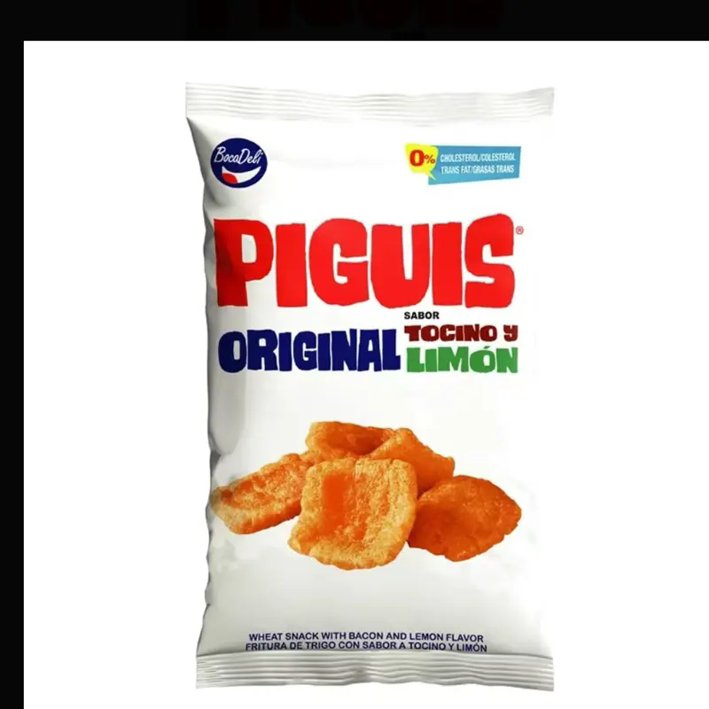 3 Snacks Boca Deli Pinguis Sabor Tocino y original Limón