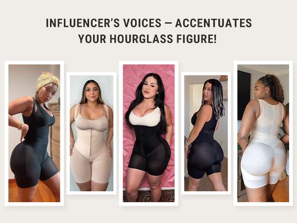 FeelinGirl FeelVibe Fajas Colombianas Shapewear Butt Lifter Bodysuit with Zipper Crotch Plus Size Smooth Compression SummerVibes FeelinGirl FeelVibe Fajas Colombianas Shapewear Butt Lifter Bodysuit with Zipper Crotch Plus Size Smooth Compression SummerVibes
