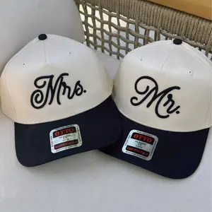 Combo 2 Hat, Couple hat, Mrs. Hat, Mr. Hat, Wedding Gift, Bride Gift, Groom Gift, Bachelorette Gift, Bachelor Hat, 2025 Wedding, Wedding Party, Mrs. Baseball cap