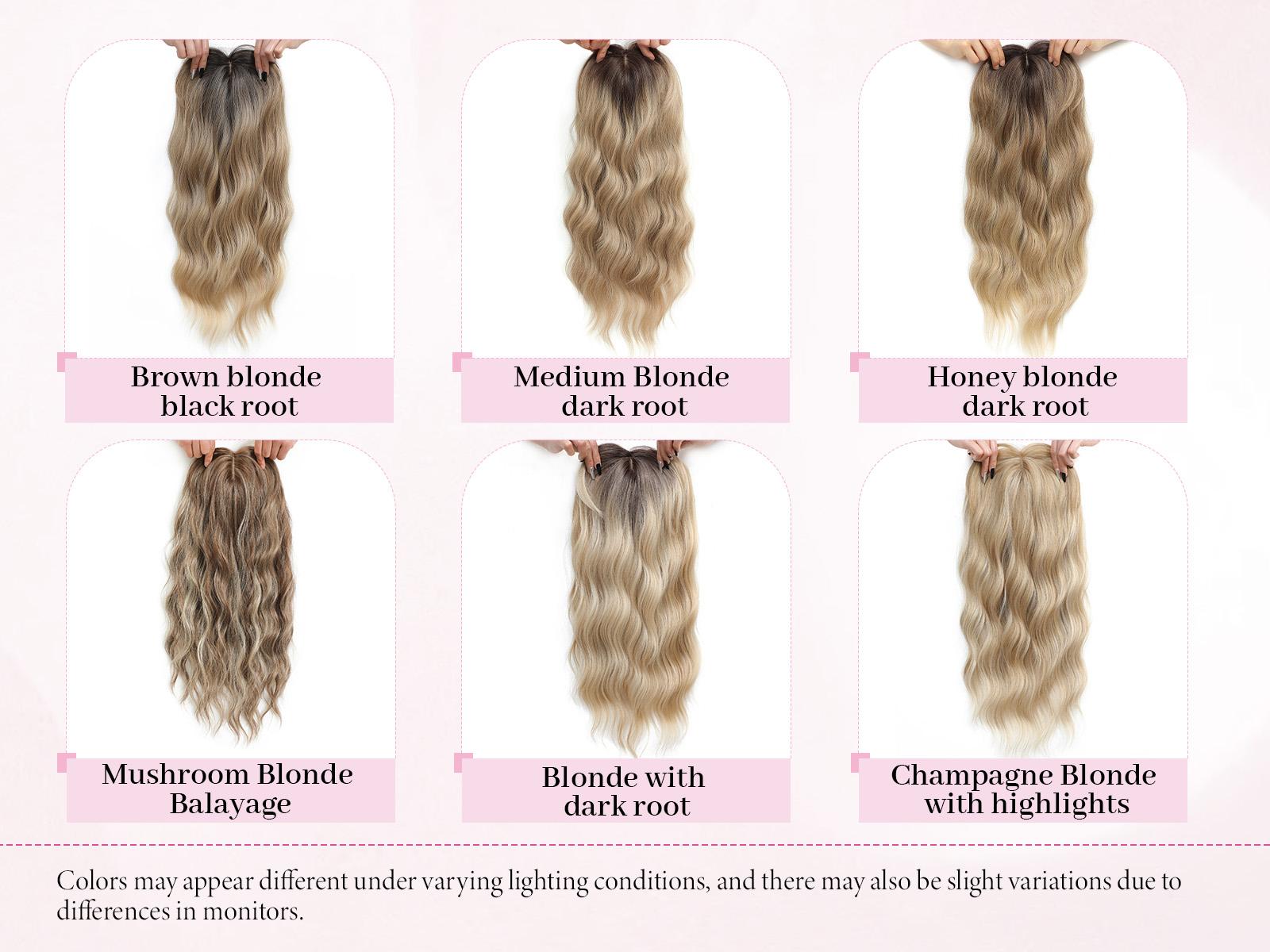 PANEWAY 100% Premium Kanekalon Hair Topper for Women - 20 Inch Wavy Clip-In Synthetic Hairpiece with Bangs for Thinning Hair, Natural Volume, Your Daily Confidence Boost Clip In Wig