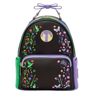 Universal Wicked Glinda & Elphaba Floral and Lace Loungefly Mini Backpack