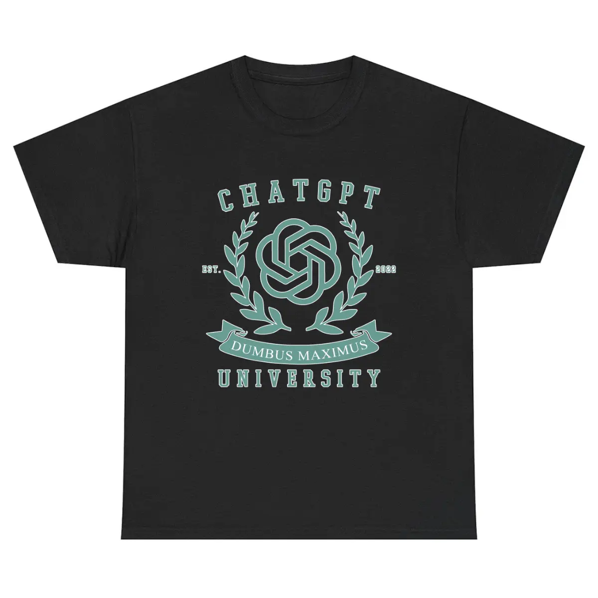 Chat GPT University T-Shirt, Funny Graphics T-Shirt, Chat GPT Shirt, Casual Womenswear, Unisex Clothings