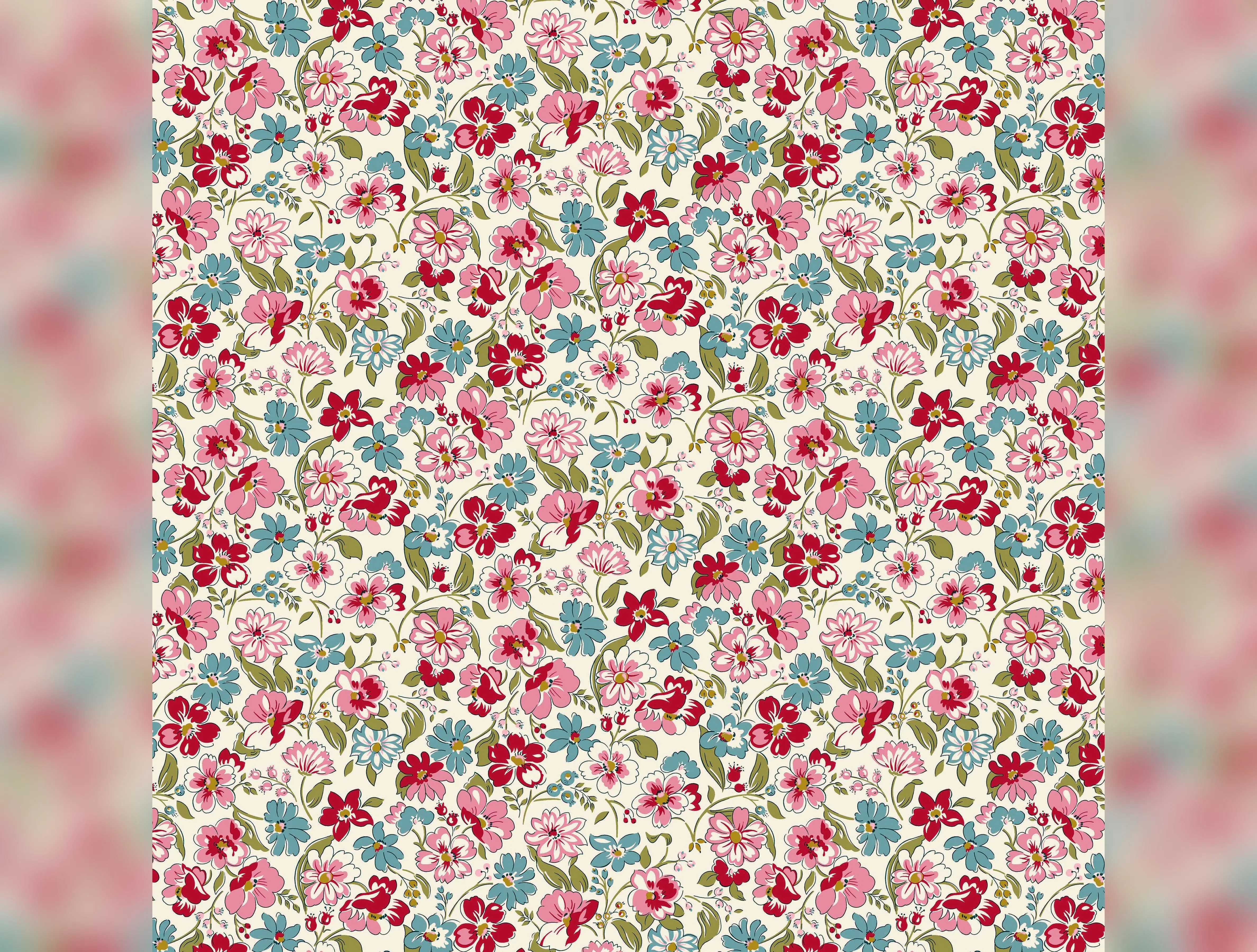 Heirloom Collection | Floral Joy C by Liberty Fabrics for Riley Blake Designs | 016668114C