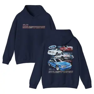 5.0 Mustang Hoodie – Classic Muscle Car Graphic, American V8 Performance Racing Style, Car Lover Enthusiast Streetwear Hoodie