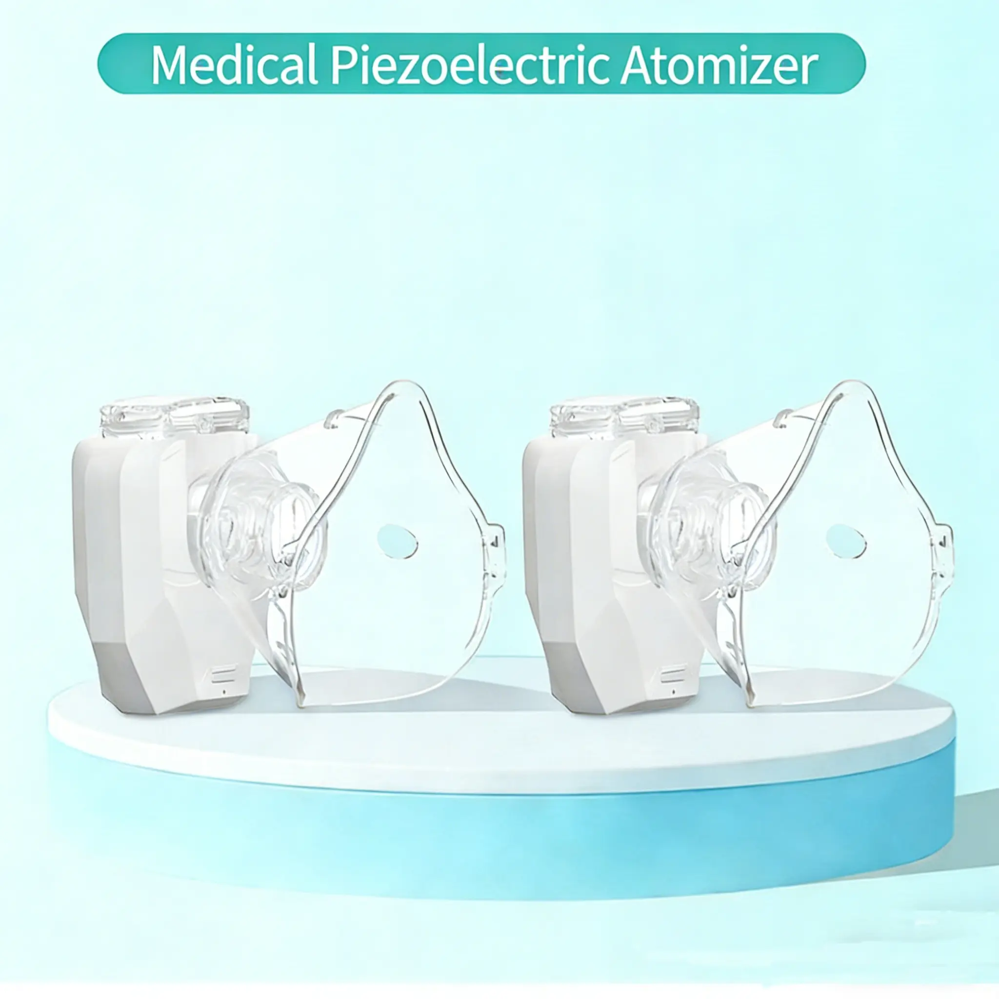 Portable Nebulizer for Breathing Problems, USB Rechargeable & Battery Powered with Adjustable Rate, Mesh Face Mask for Adults & Children, Cells, 400Ma, Lithium Cells, Usb Power, Hydrating, Usb Charger