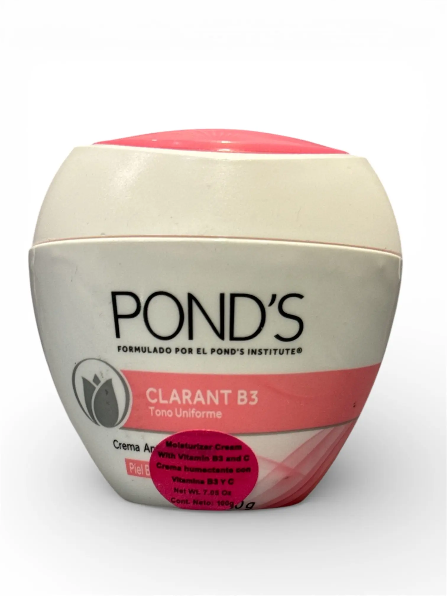POND’S Clarant B3  – Daily Moisturizer for Dry Skin – Moisturizing Face Cream with Vitamins B3 & C – Dermatologist Tested, 3.5oz(100 grams)- PACK OF 1 Moisturized Skin Hydrating