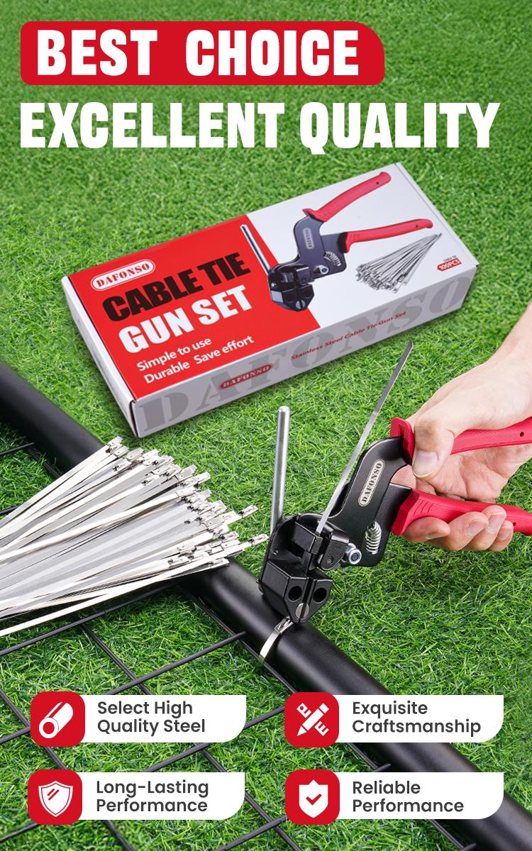 Stainless Steel Cable Tie Gun Kit
