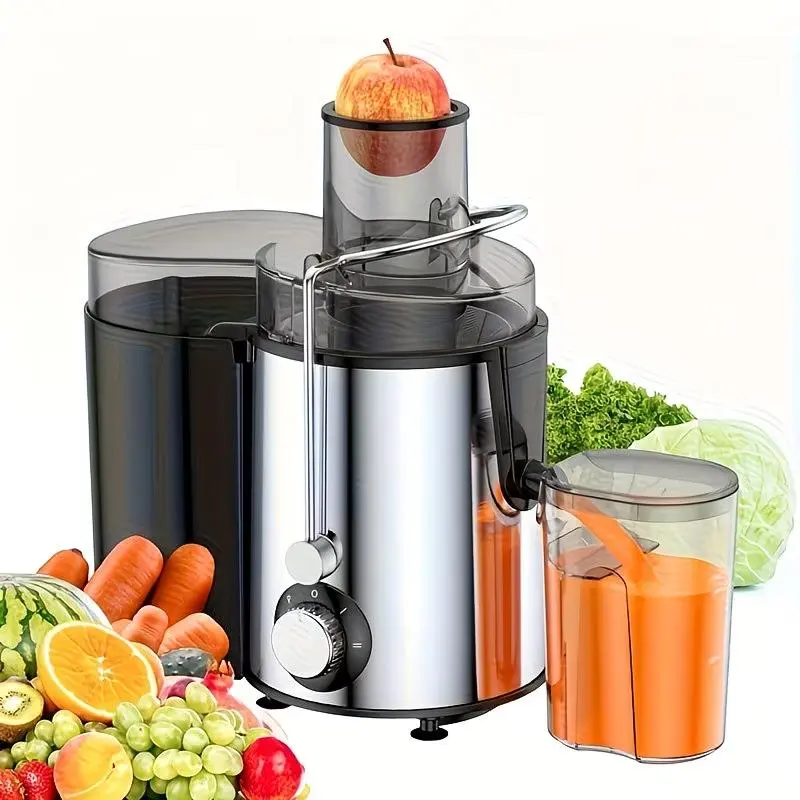Fully Automatic Juicer for Kitchen Household Products, Residue-Juice Separation, Automatic Filter, Freshly Squeezed Fruits & Vegetables, Portable On-the-Go Orange Juice Maker, Household Items