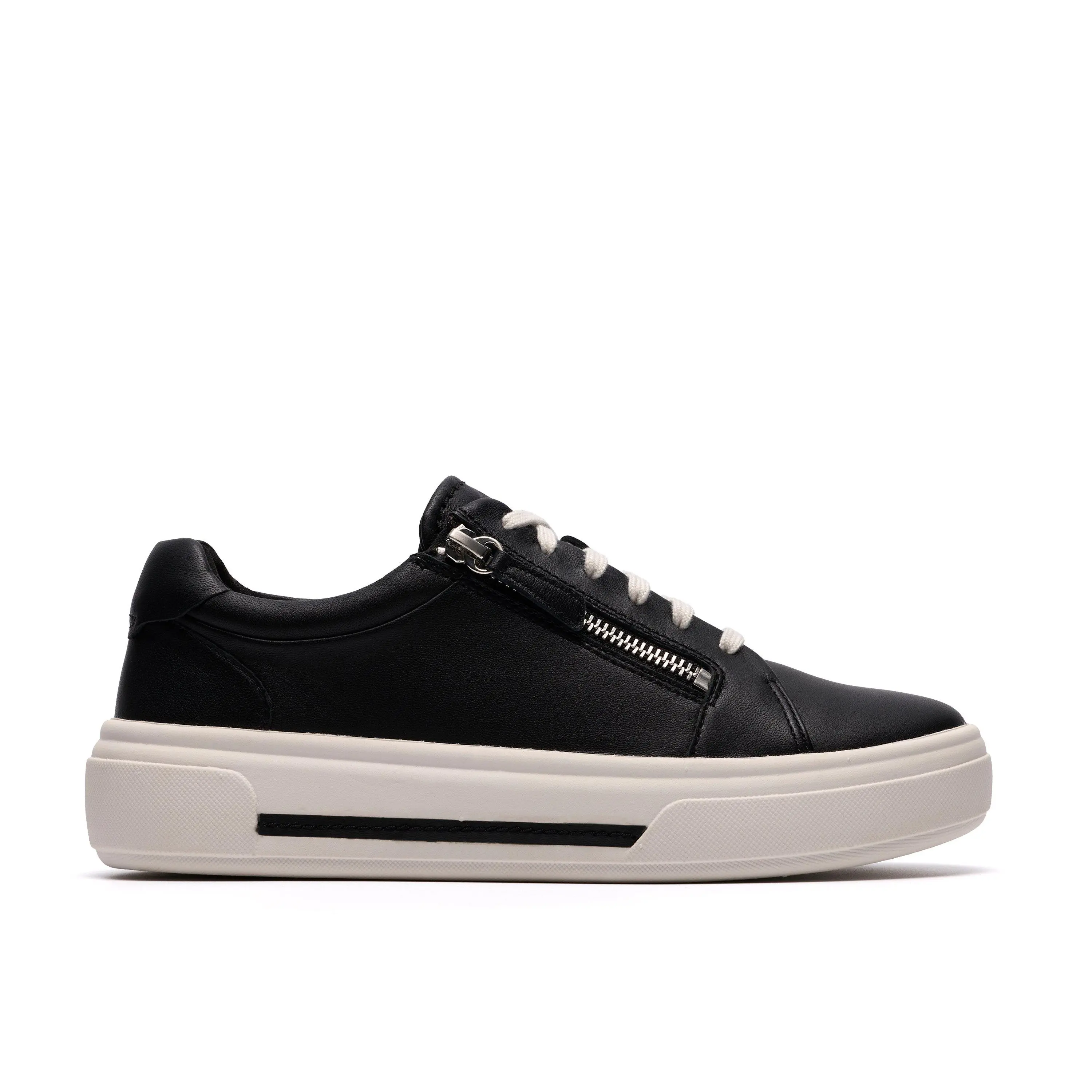 Clarks Womens Hollyrose Zip Sneakers