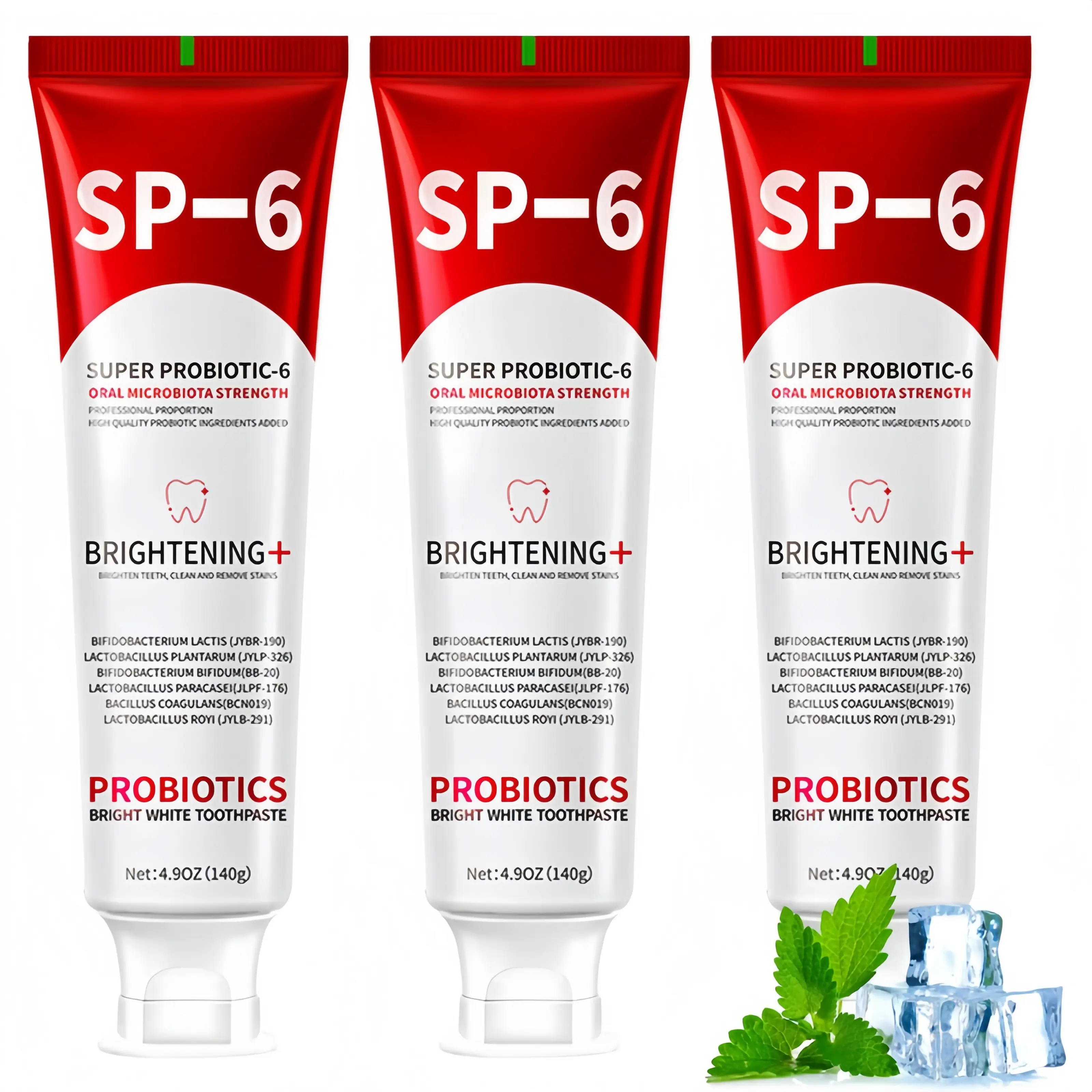 Probiotic Whitening Toothpaste, SP-6 Toothpaste I Probiotic Oral Care for Enamel Repair & Long-Lasting Fresh Breath