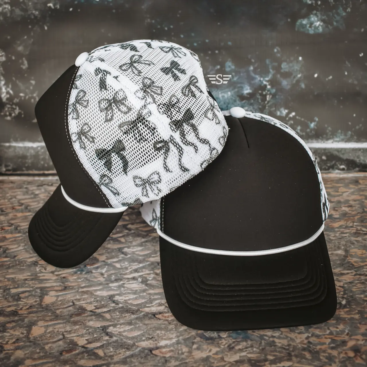 Bows Foam Mesh Magna Pony® Cap