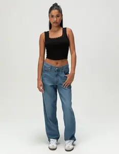 LEVI'S Premium Baggy Dad Womens Jeans - Heavy Check