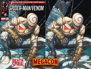 AMAZING SPIDER-MAN VENOM DEATH SPIRAL #1 MICO SUAYAN MEGACON EXCLUSIVE VARIANT COVERS  [02-25-26 ]