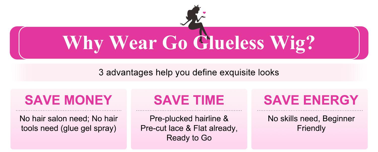 BGMgirl Highlight Brown Kinky Curly Deep Wave 6*4 Wear Go Water Wave 180% Density Kinky Straight Glueless Pre Plucked Pre Cut Lace Closure Human Hair Colored Wig Spring Summer Style #SummerVibes #mothersdaygift