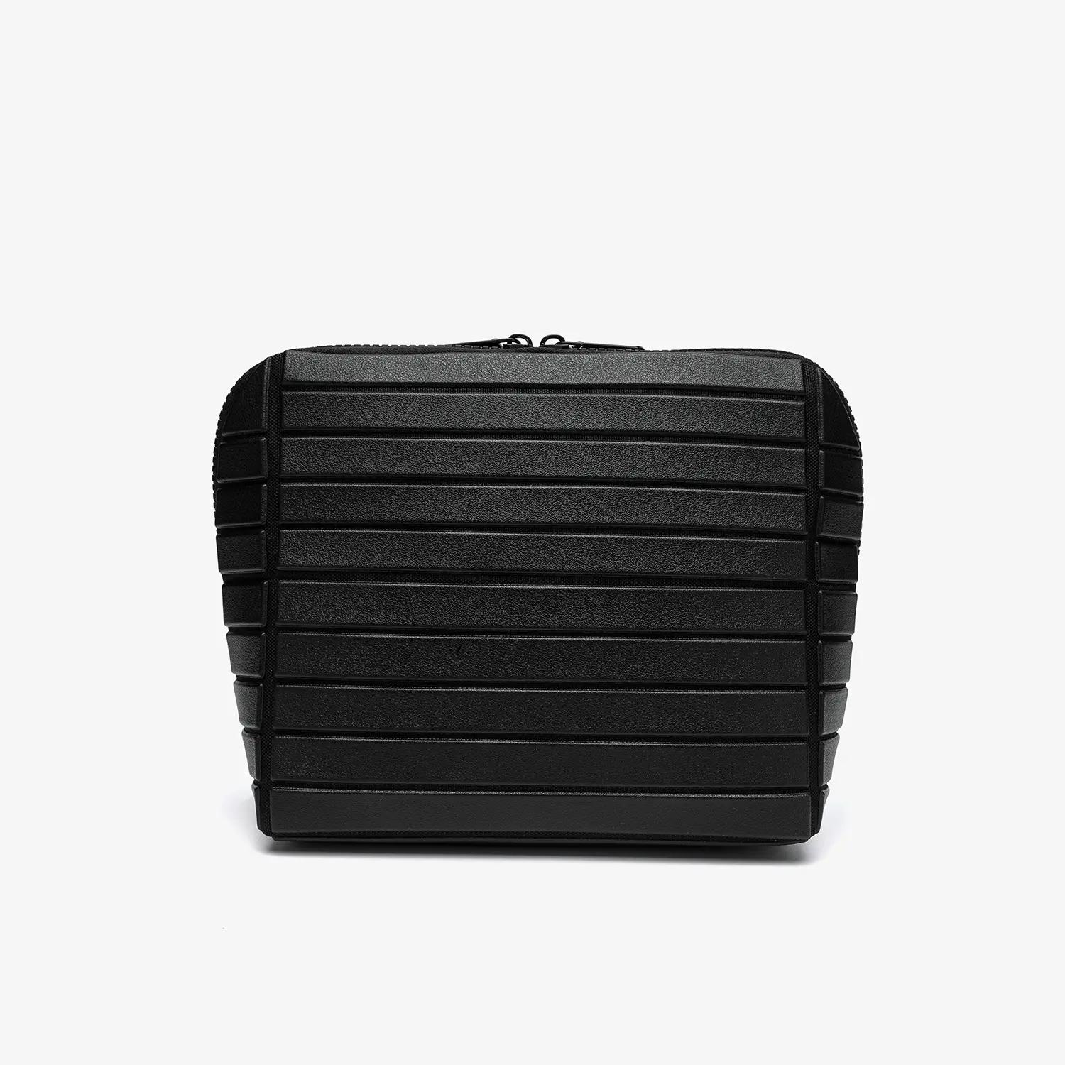 Women’s Compact Open-Flat Travel Makeup Bag | Waterproof Multi-Layer Cosmetic Organizer for Toiletries, Skincare & Daily Use(7.87×7.09×4.33in)